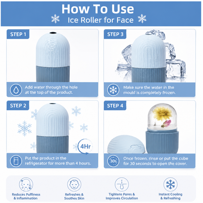 Ice Roller for Face | Reusable & Unbreakable