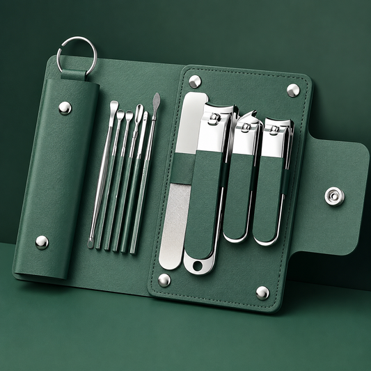 Professional 10 in 1 Nail Clipper & Ear Cleaner Set