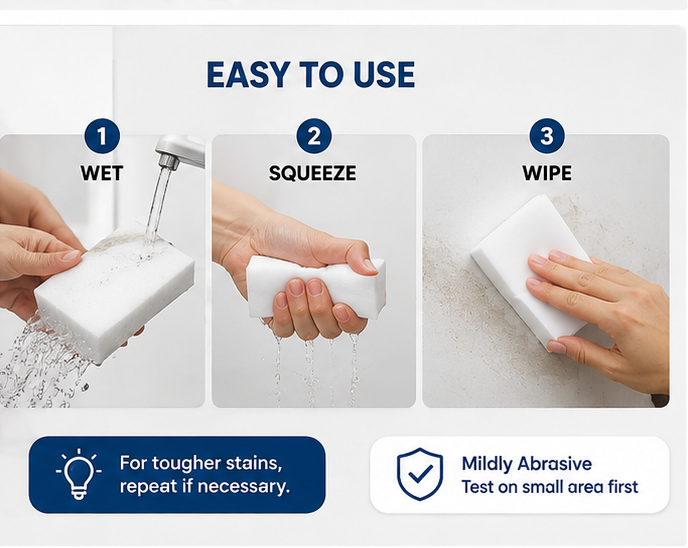 MagicClean™ Multi-Surface Cleaning Eraser Sponge(Pack of 4)