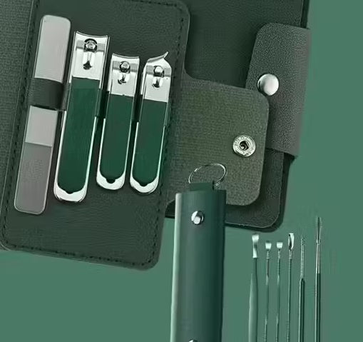 Professional 10 in 1 Nail Clipper & Ear Cleaner Set